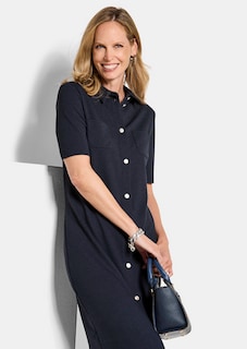 Robe, style marin, en jersey interlock thumbnail 4