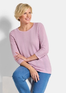 Strickpullover mit Wellenstruktur thumbnail 4