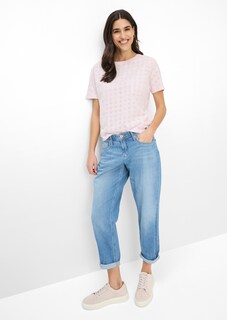 Shirt met ajourborduursel van puur katoen thumbnail 2