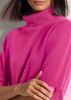 Kaschmirpullover mit Rollkragen und Halbarm thumbnail 5