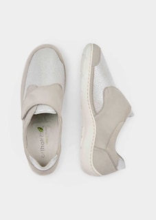 Slipper aus Leder und Textil thumbnail 2