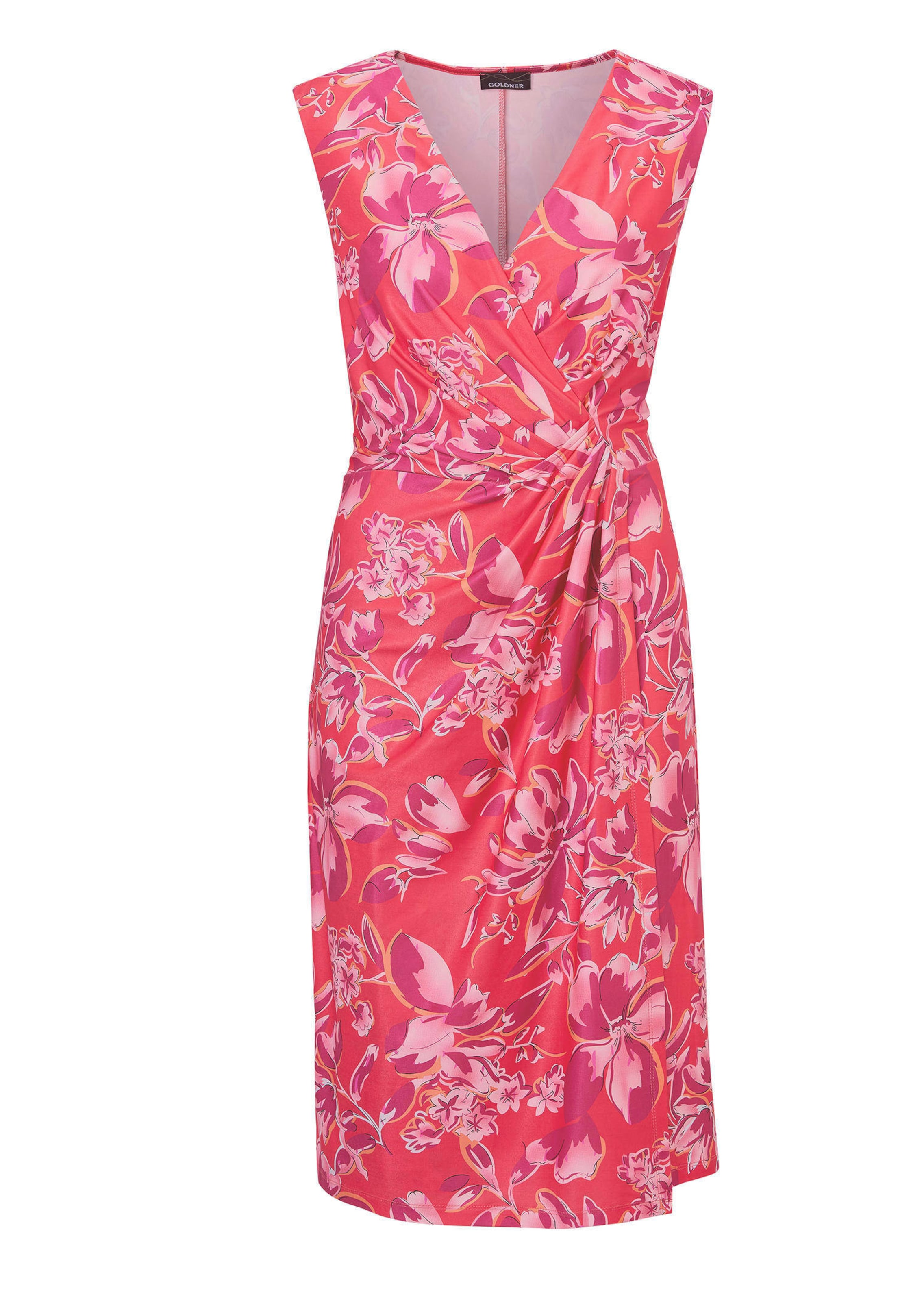 Kleid in Wickeloptik