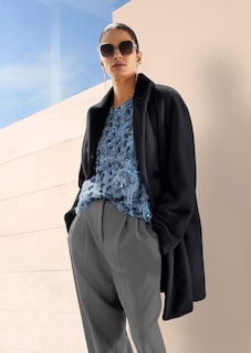 Oversized faux fur coat thumbnail 1