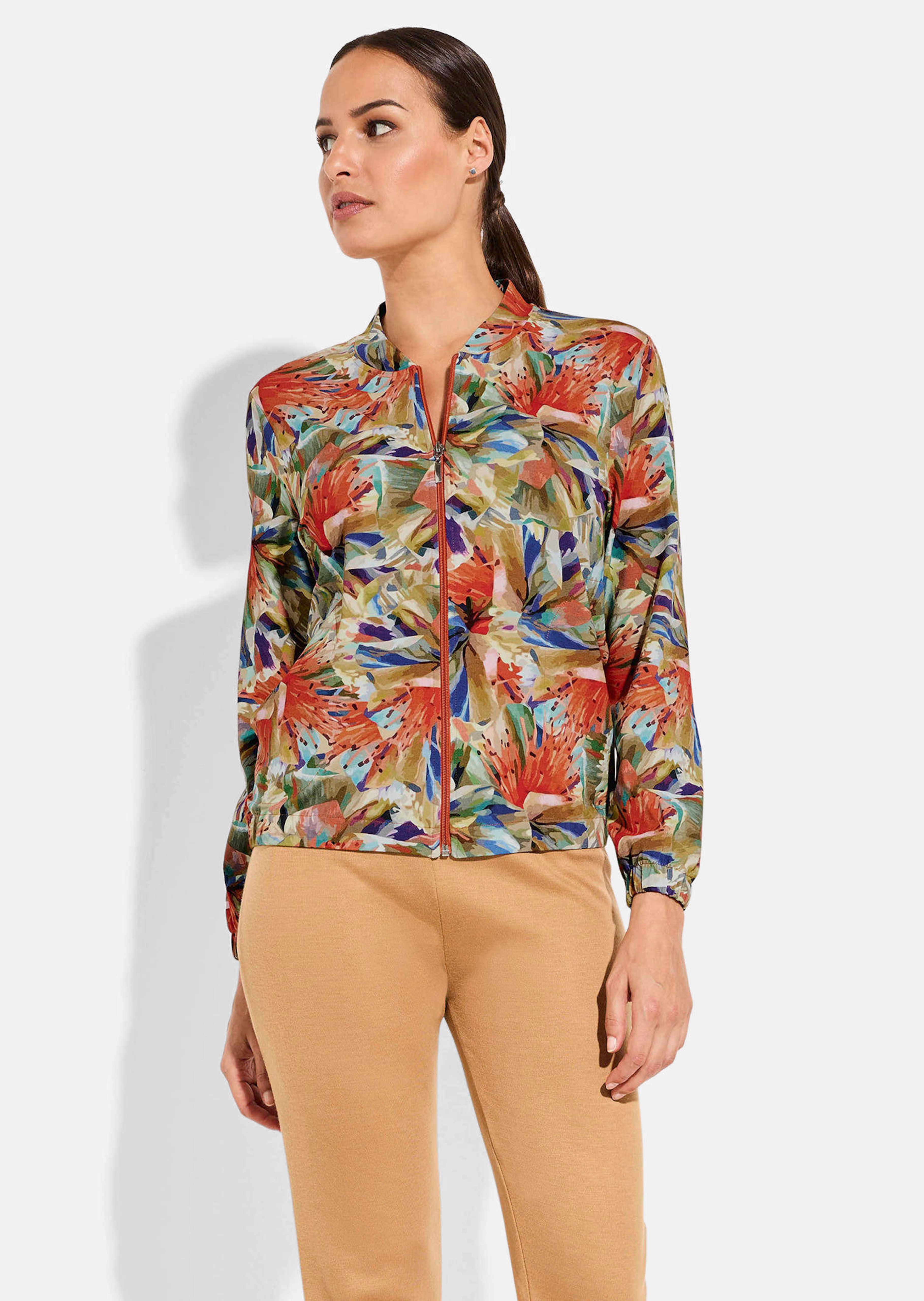 Veste de loisirs imprimée style blouson