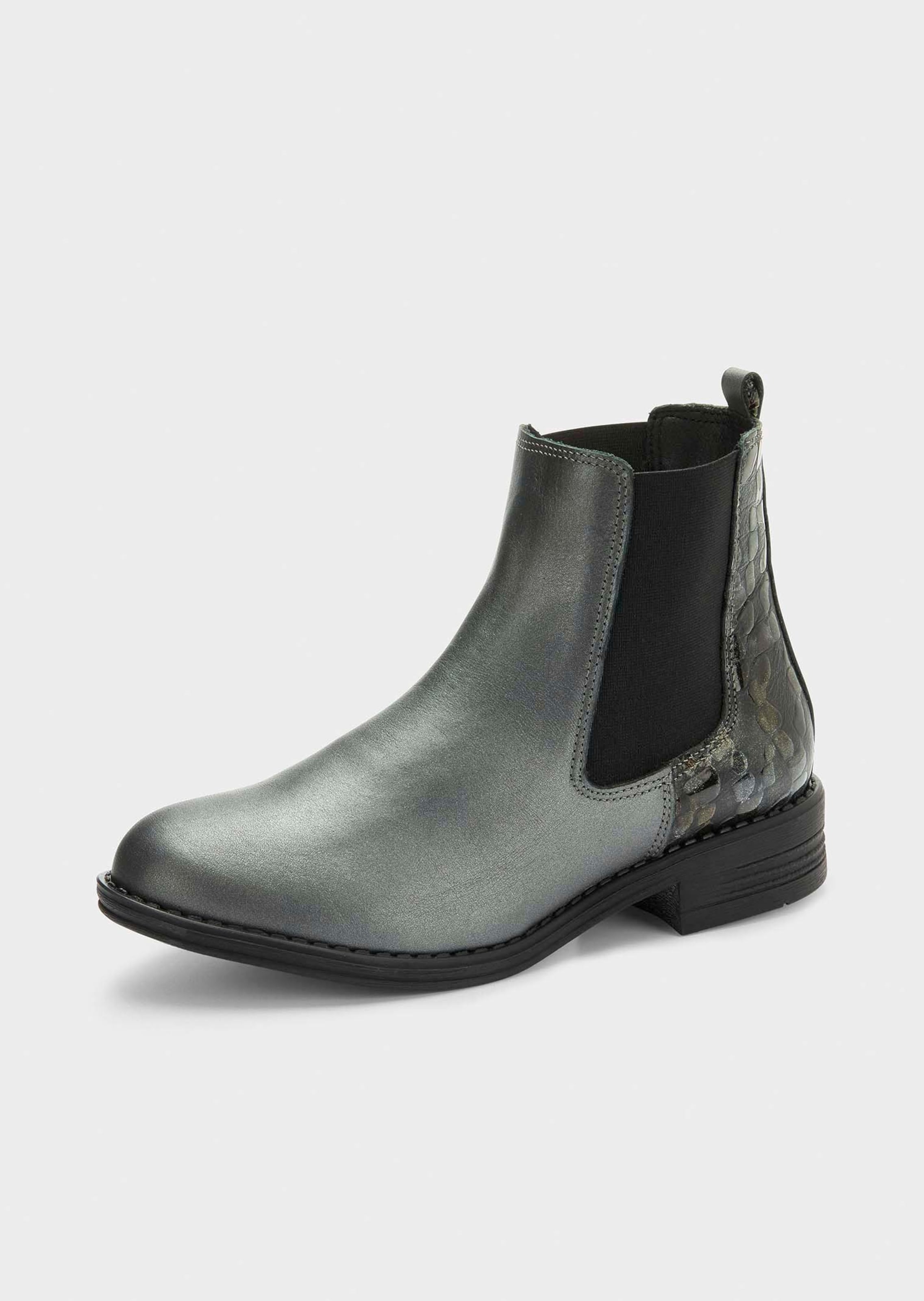 Bottines Chelsea à motif animal