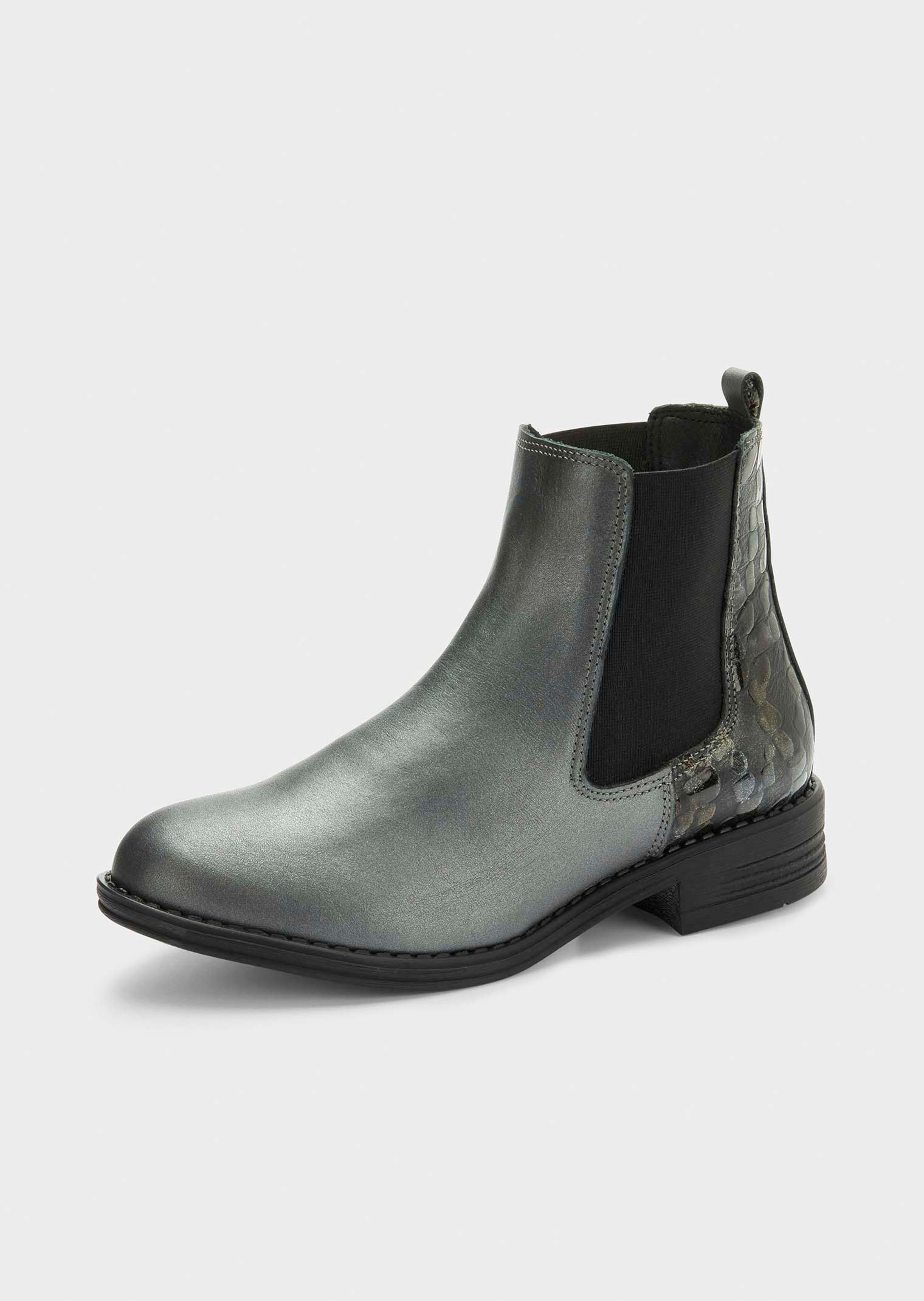 Bottines Chelsea à motif animal