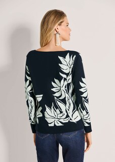 Feinstrickpullover mit Jacquardmuster thumbnail 4