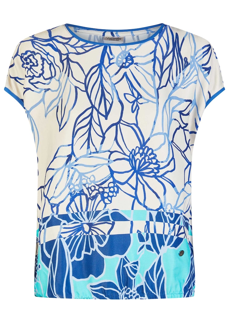 Blusenshirt aus reiner Viskose