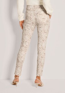 Gemusterte Slim-Hose im 4-Pocket-Style thumbnail 4