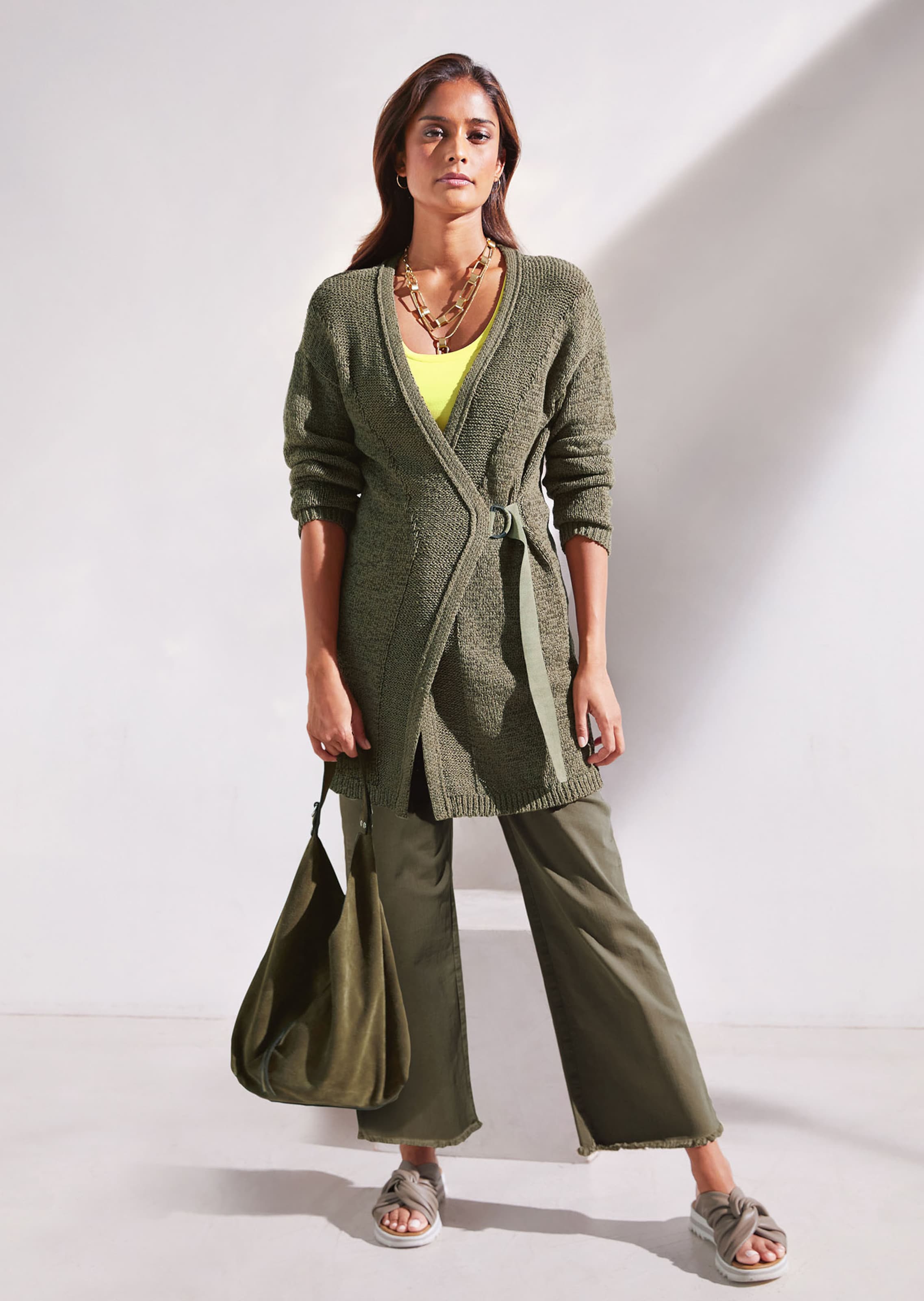 Veste en maille ruban