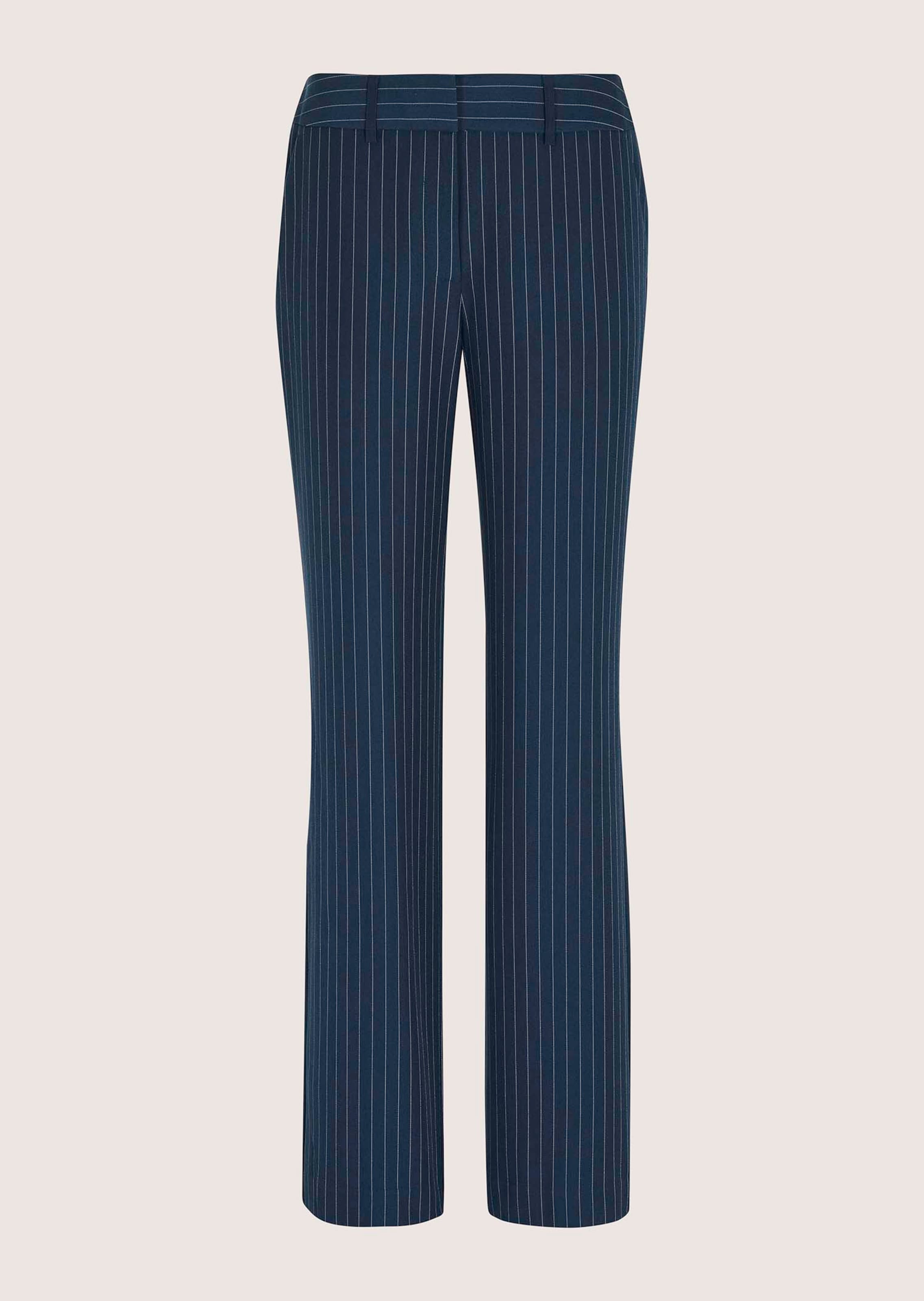 Nadelstreifenhose mit weitem Bein