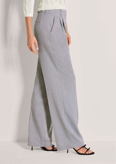 Pantalon à chevrons ample à pinces thumbnail 5
