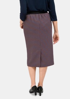 Geruite rok met elastische tailleband thumbnail 3