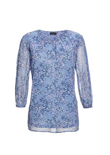 Chiffonbluse mit farbbrillantem Druck thumbnail 6