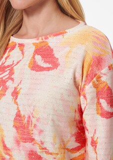 Leichter Strickpullover aus Paillettengarn thumbnail 6
