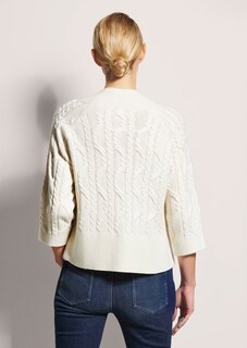 Pull en cachemire à motif torsadé thumbnail 4