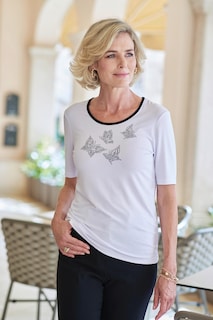 Modisches Blusenshirt mit Schmuckdetail thumbnail 9