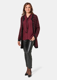 Schicker Strickcardigan mit Glanzgarnen thumbnail 2