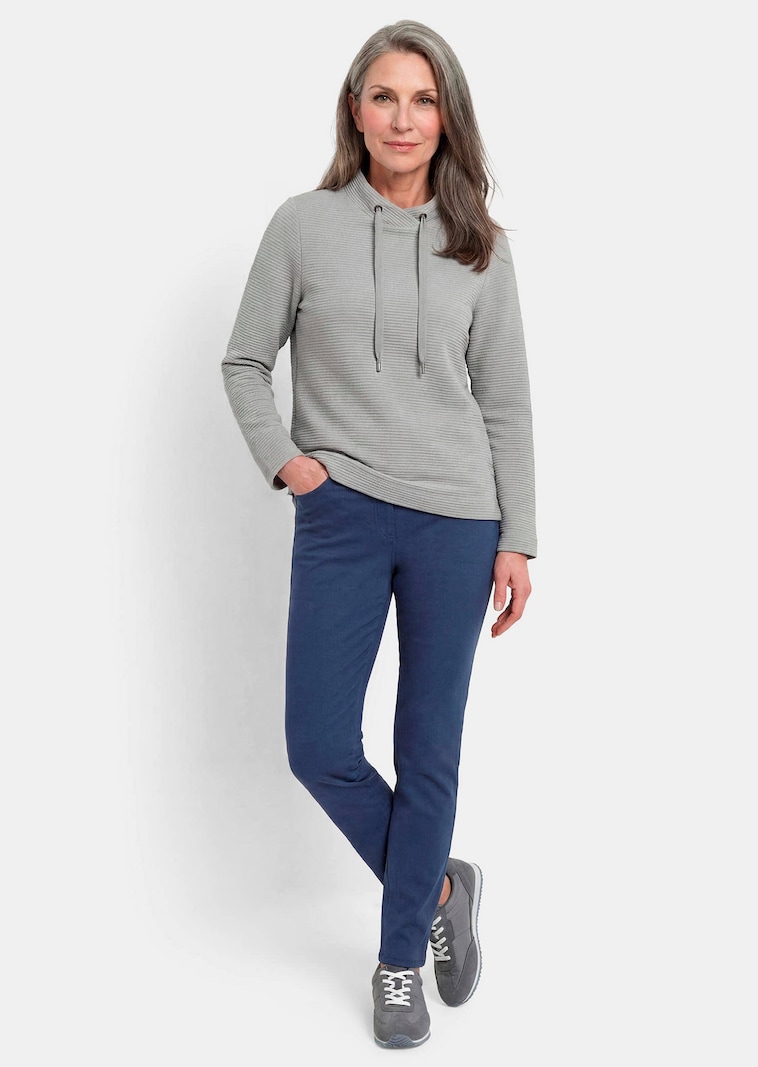 Sweat-shirt avec cordons