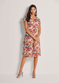 Robe d'été avec imprimé palmier thumbnail 3