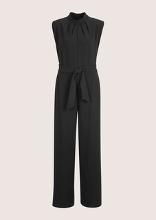 Ärmelloser Jumpsuit mit Bindeband thumbnail 6