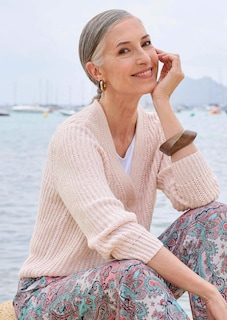 Cardigan en maille ruban multicolore thumbnail 7