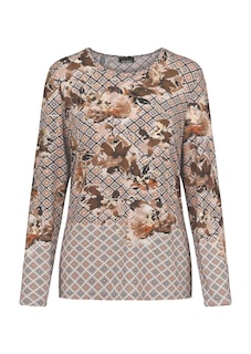 Bequemes Jersey-Shirt mit Goldakzenten thumbnail 6