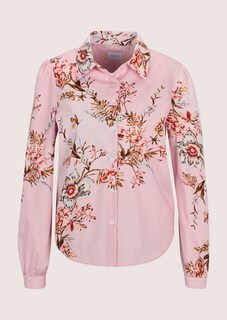 Cotton shirt featuring a floral print thumbnail 7
