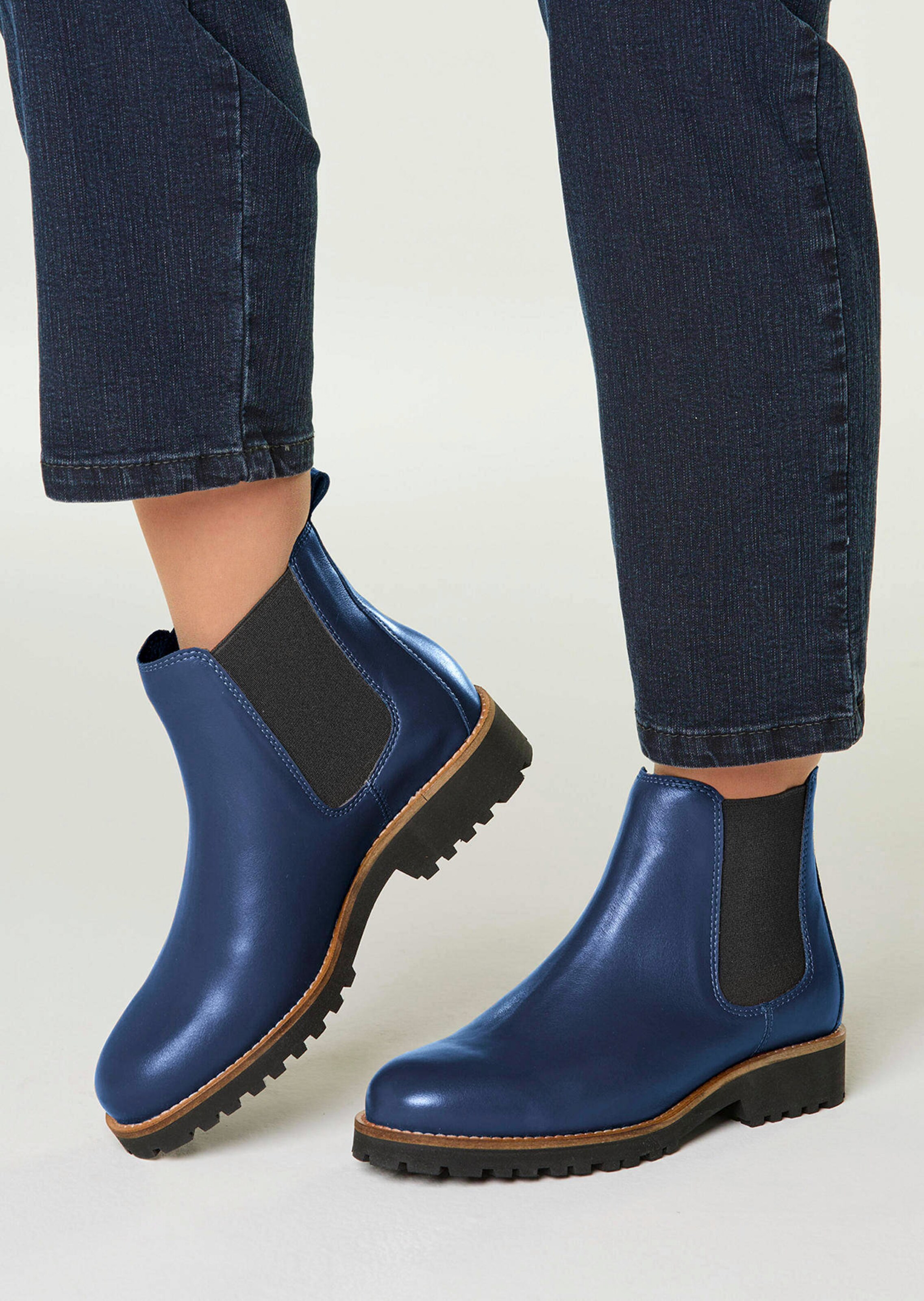 Bottines Chelsea en cuir véritable thumbnail 5