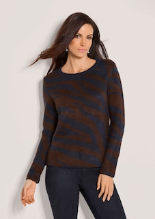 Pullover mit modischem Zebra-Muster thumbnail 2