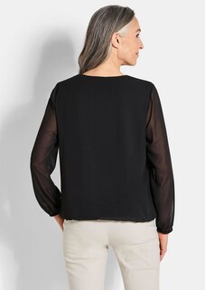 Elegante blouse van chiffon thumbnail 3