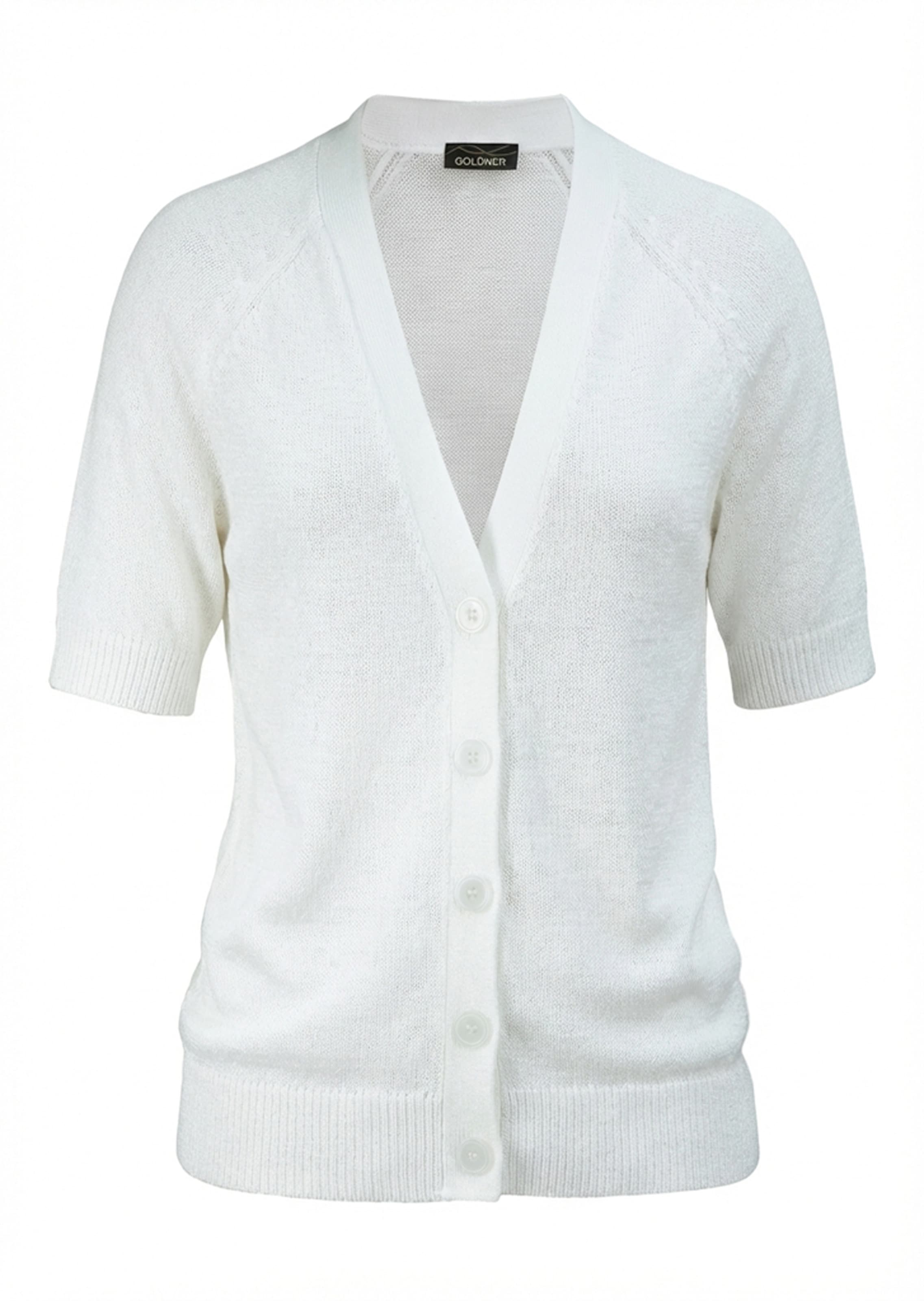 Tricot jasje van koel lintjesgaren