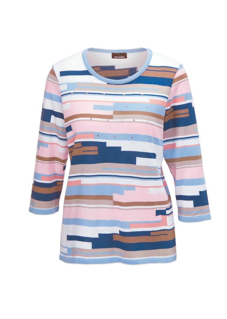 Zachte pullover met hoogwaardige intarsia