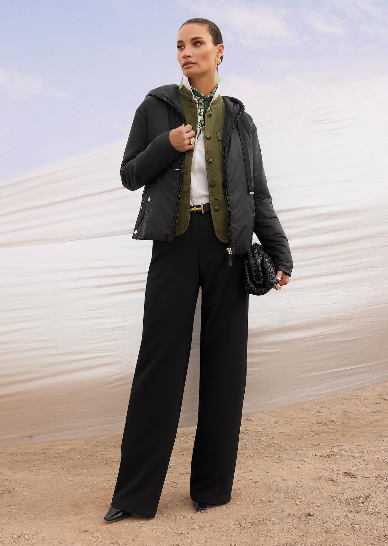 Weite Palazzo-Hose
