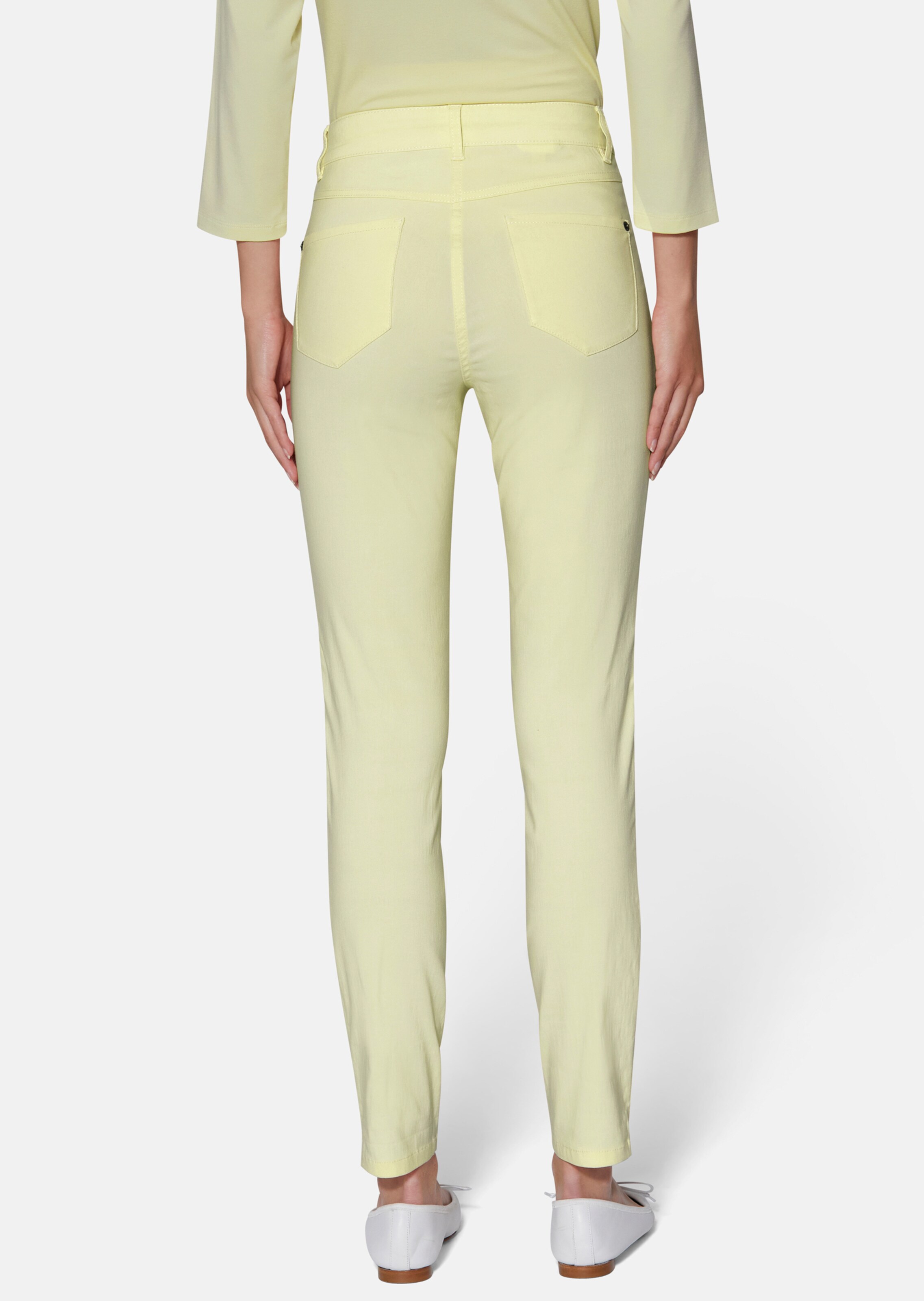 Skinny fit trousers with zip pockets thumbnail 4