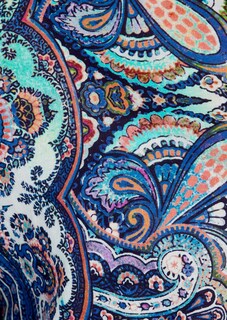 Een blouse met doorgang en paisley-print thumbnail 5