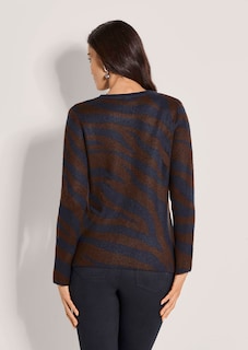 Pullover mit modischem Zebra-Muster thumbnail 4