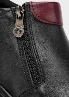 Stiefeletten aus Leder mit Reissverschlüssen thumbnail 3