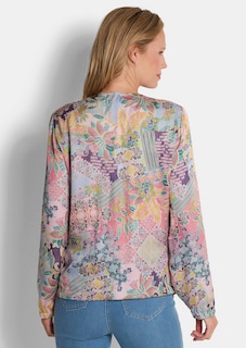 Blouson léger en satin de viscose thumbnail 3
