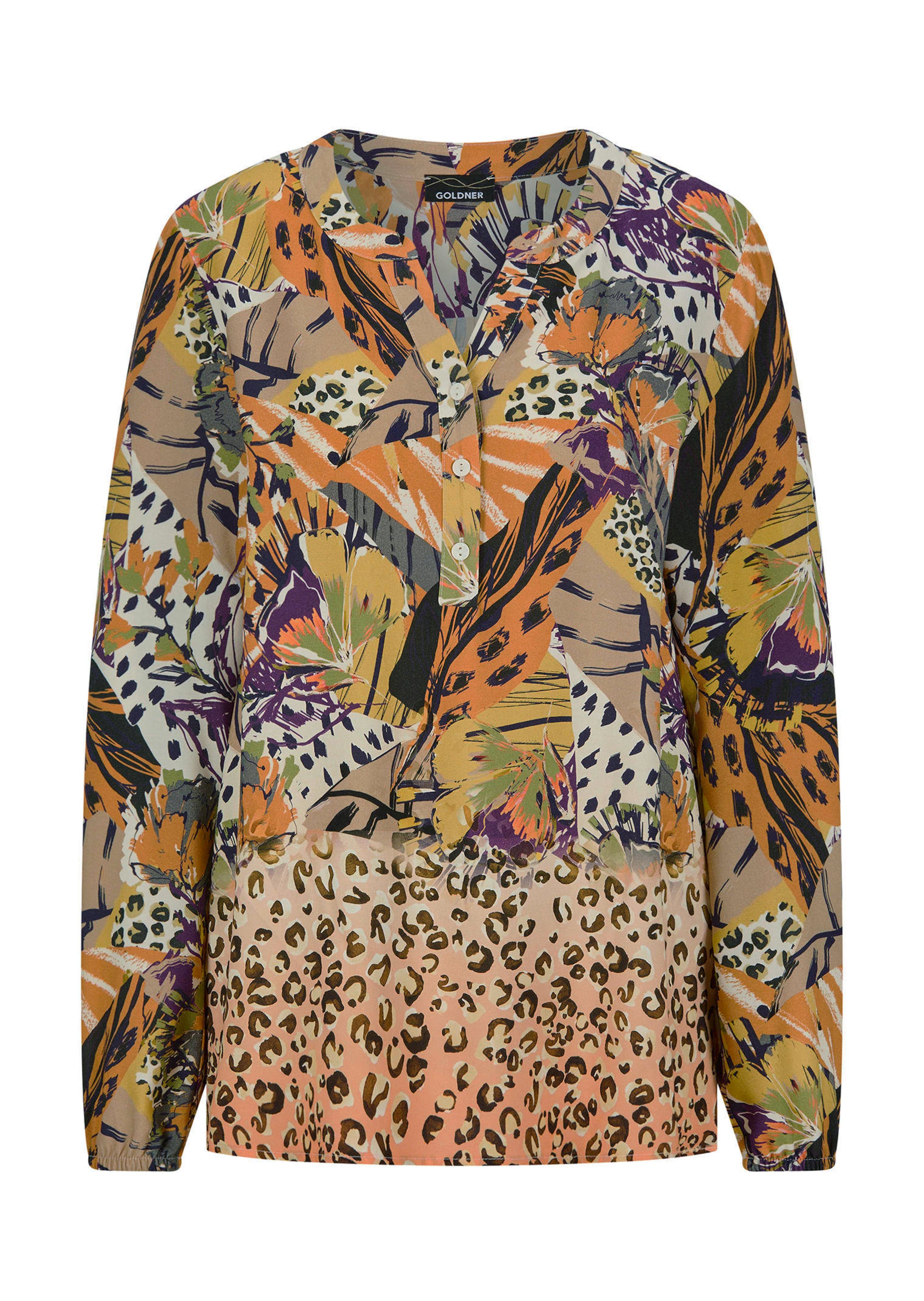 Blouse met animal-print