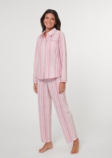Pyjama mit edlem Webstreifen thumbnail 3