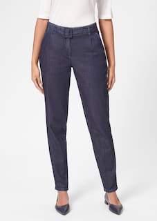 Karotten-Jeans mit Bundfalten thumbnail 2