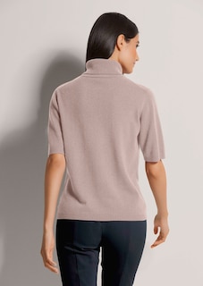 Kaschmirpullover mit Rollkragen und Halbarm thumbnail 3