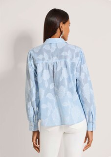 Jacquard shirt with pattern mix thumbnail 4