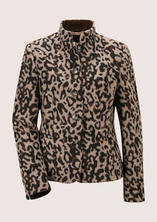 Jacquard-Blazer mit Leoparden-Muster thumbnail 7