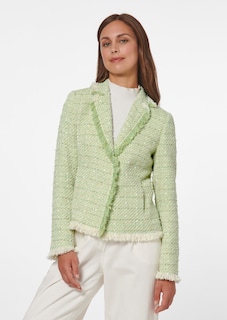 Tweed-Blazer mit Fransen thumbnail 2