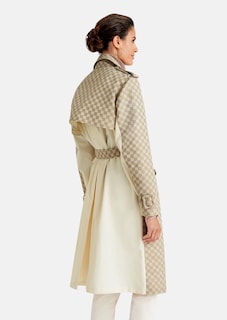Trenchcoat mit edlem M-Logo-Jacquard thumbnail 5