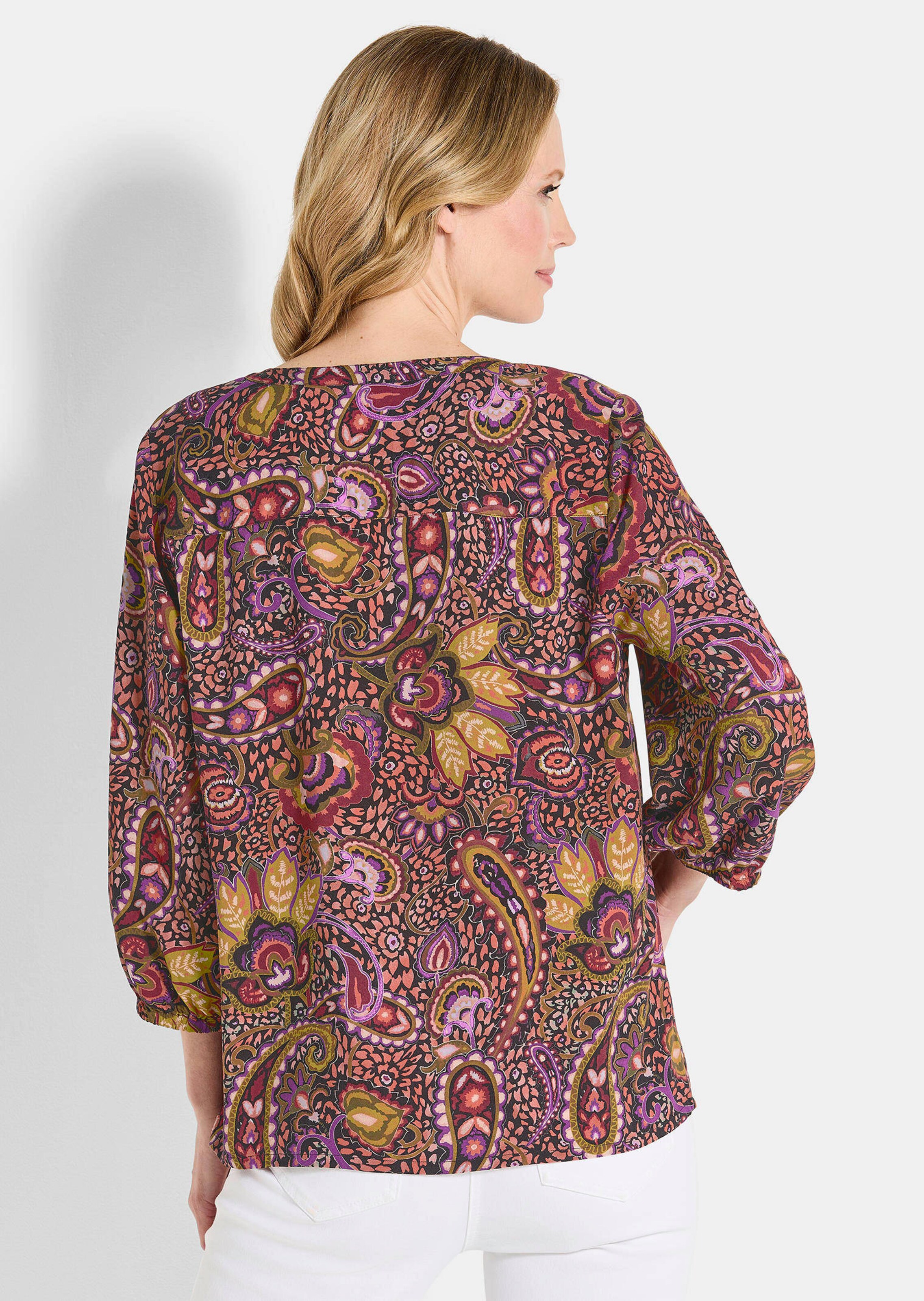 Blouse van pure viscose thumbnail 2