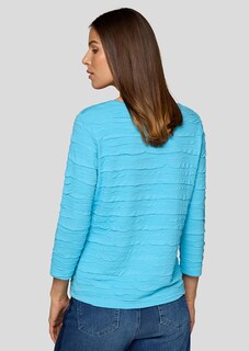 T-shirt en jersey avec motif ondulé thumbnail 3