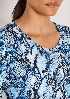 Rundhals-Shirt mit Reptil-Print thumbnail 6